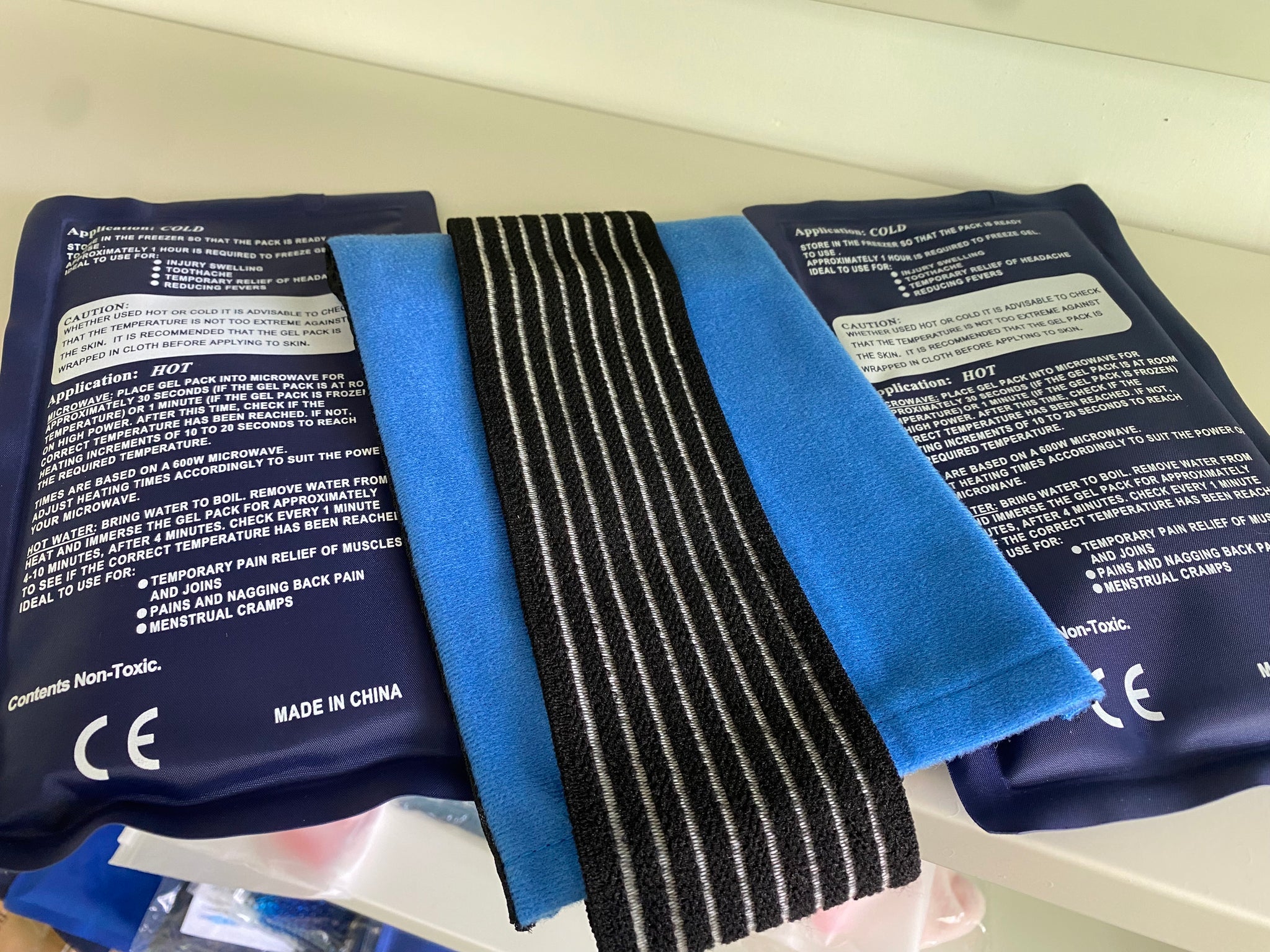 Rehab Gel Pack Duo – Hot & Cold Therapy with Soft Cover