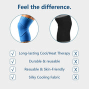 3D shaped wrap compared with a flat gel pack